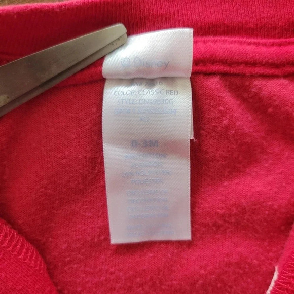 2009 Disney Baby "My First Christmas" Mickey Footie Pajama, Size 0-3mo - Picture 6 of 8